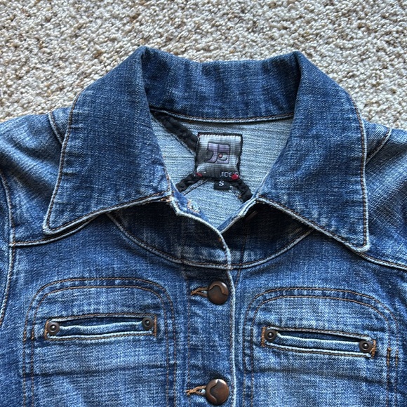 Joe’s Jeans Vintage Retro Women’s Denim Jacket Rocker Hippie Made in USA Sz S - Picture 2 of 13